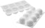 Louis Tellier - Silicone 8 Compartment Micro Baking Mold with Boarder - CURVETRUFFLE120