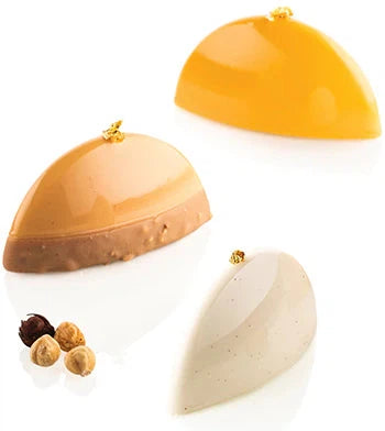 Louis Tellier - Silicone Micro Baking Mold with Cutter - CURVE VELA 100
