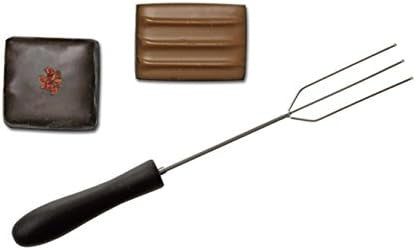 Louis Tellier - Stainless Steel 3 Tines Chocolate Fork with Plastic Handle - ID5004