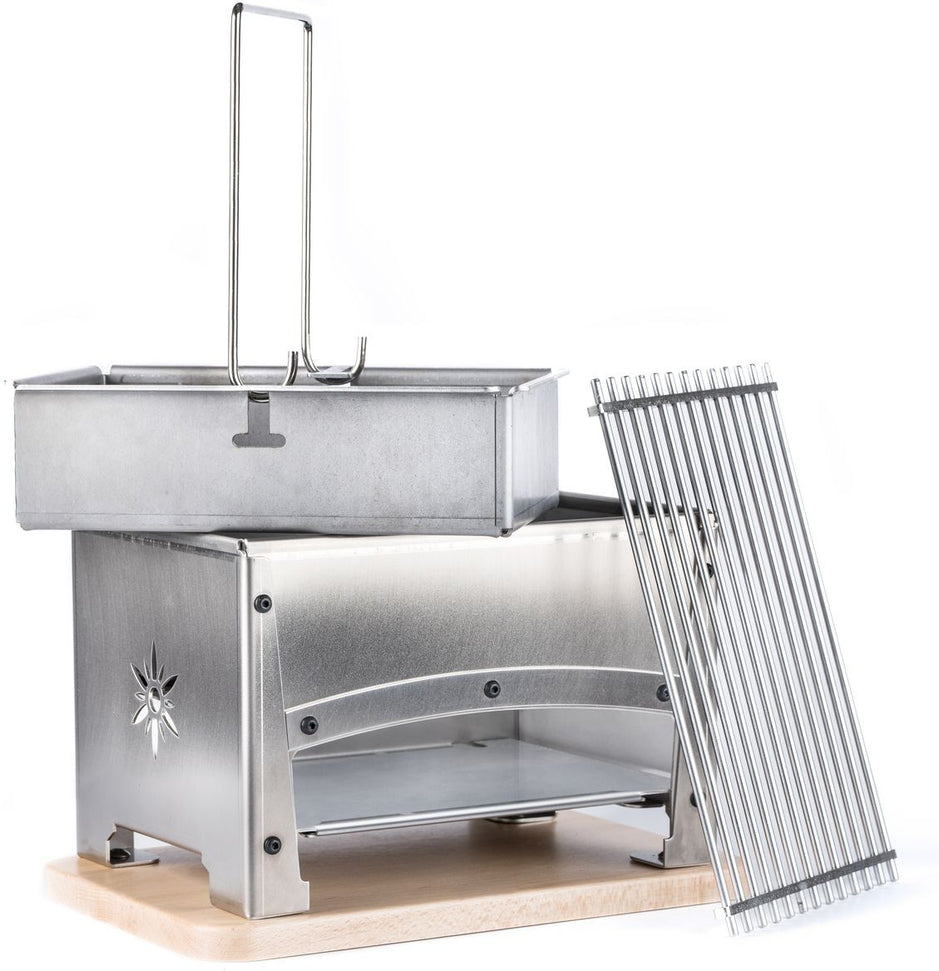 Louis Tellier - Stainless Steel Brasero Table Barbecue - BRASI F