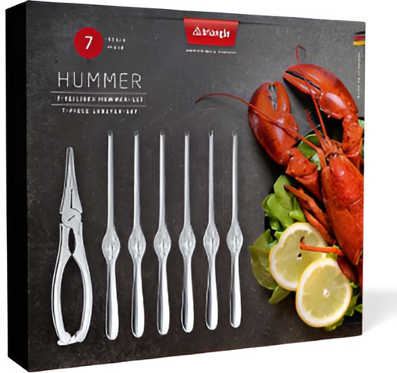 Louis Tellier - Stainless Steel Lobster Boxed, Pack of 7 - 90 483 07 02