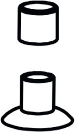 Louis Tellier - Suction + Suction Ring, Pack of 12 - GX016-12