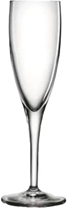 Luigi Bormioli - 7 Oz Stemware Michel Masterpiece Flute Wine Glass, Set of 6 - A06105G1002AA20