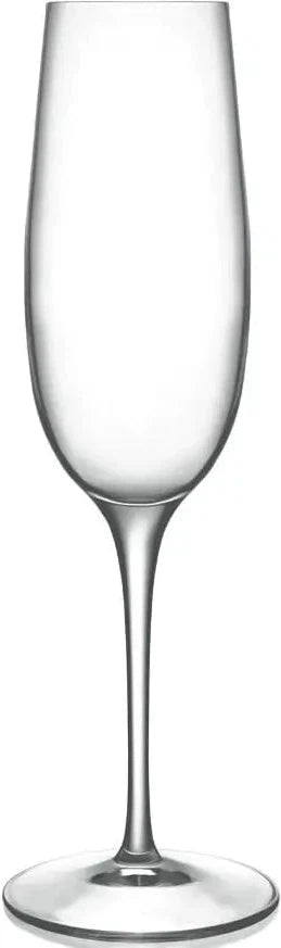 Luigi Bormioli - 8 Oz Stemware Palace Flute Wine Glass, Pack of 6 - A09233BYL02AA06