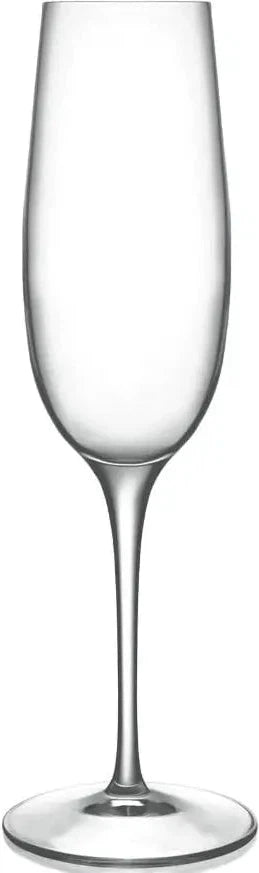Luigi Bormioli - 8 Oz Stemware Palace Flute Wine Glass, Set of 6 - A09233BYL02AA06