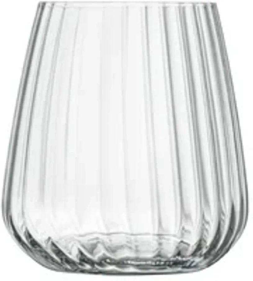 Luigi Bormioli - Optica 15 Oz Stemless DOF Glass, Pack of 24 - A13191BYL021990