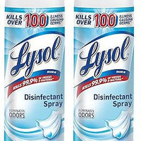 Lysol - 350 gm Crisp Linen Disinfectant Sprayer Bottles, 12/Case - HCP02132