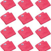 M2 Professional - 14" x 14" Red Toilet/Bathroom MicroCloths, 12/Pk - MC602RD