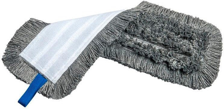 M2 Professional - 16" M-Tech Grey Flat Microfiber Mop Pad - MFPV5216GY
