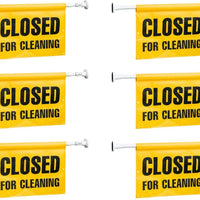 M2 Professional - "Closed for Cleaning" Hanging Door Sign - English / French, 6/Cs - WFD9002