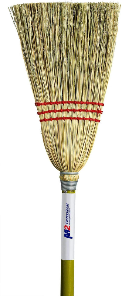 M2 Professional - Lobby Corn Broom with 3 String - MPCBC103