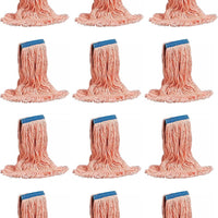 M2 Professional - Super Looper™ Orange Large Loop-End Wet Mop, 12/Cs - MWSLR3LNBOR (Special Order Item)