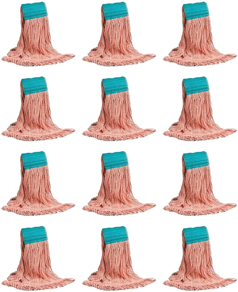 M2 Professional - Super Looper™ Orange Medium Loop-End Wet Mop, 12/Cs - MWSLR2MNBOR
