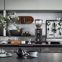 Macap - Inst LEO 55 Essential, Wrinkled Black Residential Coffee Grinder with 55 mm Burrs - ALEES171US