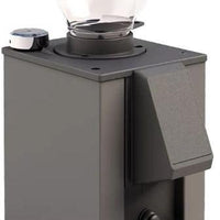 Macap - Leo 55 Easy Wrinkled Black Push-Button On-Demand Espresso Grinder with 55 mm Flat Burrs - ALEEA171US