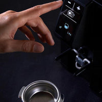 Macap - Leo 55 Satin Black Push-Button On-Demand Espresso Grinder with 55 mm Flat Burrs - ALE55120US