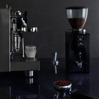 Macap - Leo 55 Satin Black Push-Button On-Demand Espresso Grinder with 55 mm Flat Burrs - ALE55120US