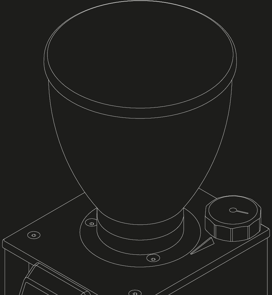 Macap - Leo 55 Satin Black Push-Button On-Demand Espresso Grinder with 55 mm Flat Burrs - ALE55120US