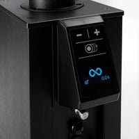 Macap - Leo 55 Satin Black Push-Button On-Demand Espresso Grinder with 55 mm Flat Burrs - ALE55120US