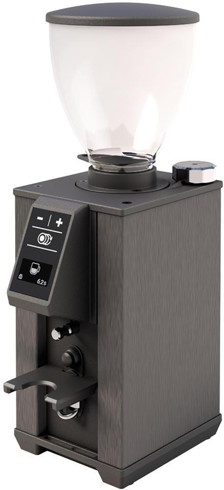 Macap - Leo 55 Satin Black Push-Button On-Demand Espresso Grinder with 55 mm Flat Burrs - ALE55120US