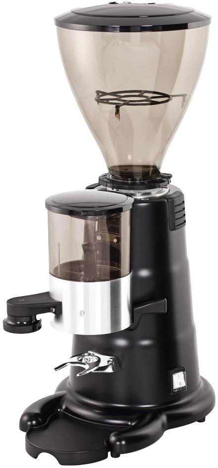 Macap - M7 Black Commercial Espresso Grinder with Traditional Doser & 75 mm Flat Burrs - BM7R118