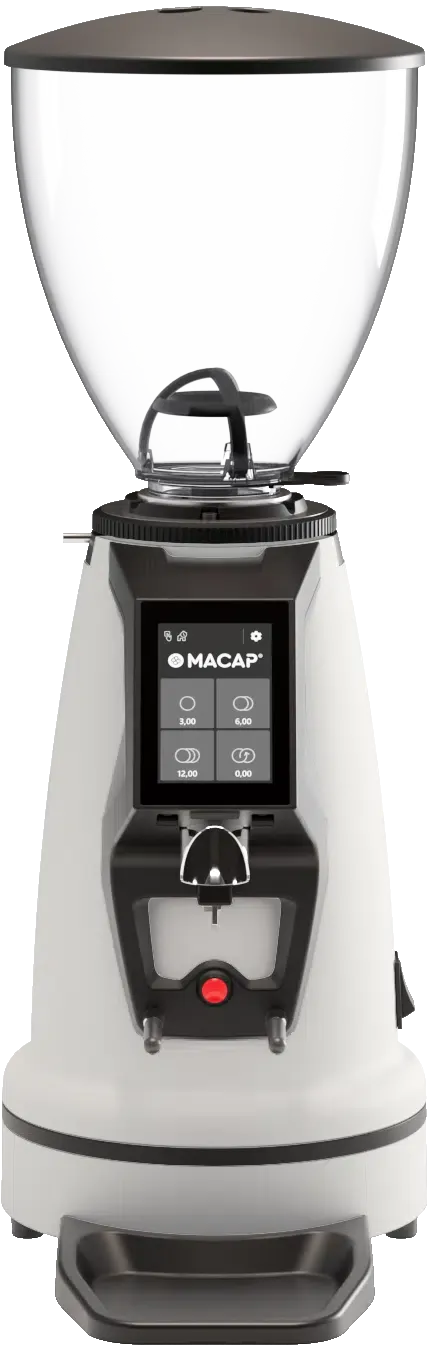 Macap - MI40 Touch LX, White On-Demand Coffee Grinder with 65 mm Burrs - BMI40RO102US