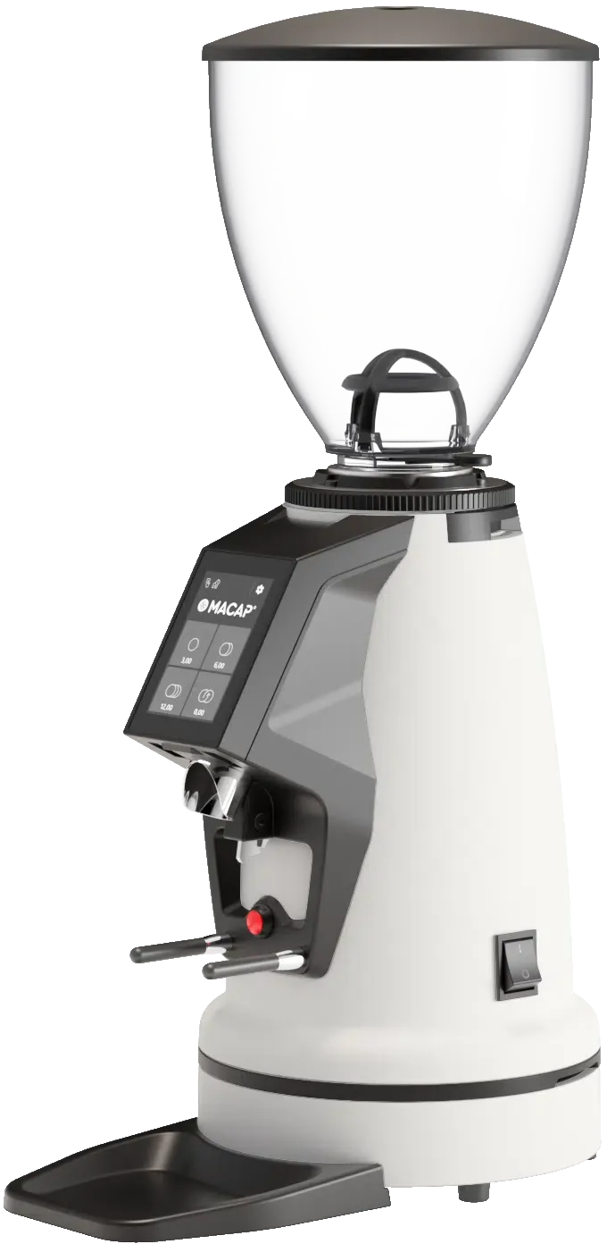 Macap - MI40 Touch LX, White On-Demand Coffee Grinder with 65 mm Burrs - BMI40RO102US