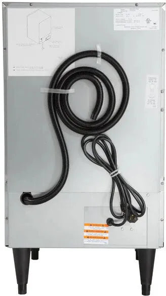 Manitowoc - 115V Volt Grounded Power Cord 19.69" Air Cooled Undercounter Dice Cube Ice Machine with 31 lbs Bin - UDE0065A-161B