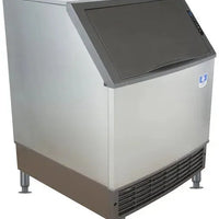 Manitowoc - 115V Volt Grounded Power Cord 26" Air Cooled Undercounter Full Dice Ice Machine with 90 lb. Bin - UDF0140A-161B