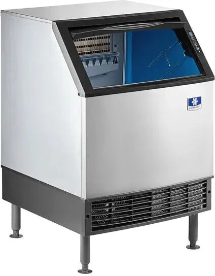 Manitowoc - 115V Volt Grounded Power Cord 26" Air Cooled Undercounter Half Dice Cube Ice Machine with 90 lb. Bin - UYF0140A-161B