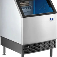 Manitowoc - 115V Volt Grounded Power Cord 26" Air Cooled Undercounter Half Dice Cube Ice Machine with 90 lb. Bin - UYF0140A-161B