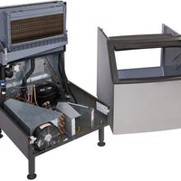 Manitowoc - 115V Volt Grounded Power Cord 26" Water Cooled Undercounter Dice Cube Ice Machine with 220 lbs Production Per 24 Hours - UDF0240W-161B