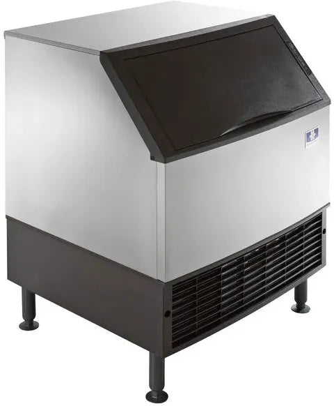 Manitowoc - 115V Volt Grounded Power Cord 30" Water Cooled Undercounter Dice Cube Ice Machine with 290 lbs Production Per 24 Hours - UDF0310W-161B