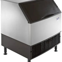 Manitowoc - 115V Volt Grounded Power Cord 30" Water Cooled Undercounter Dice Cube Ice Machine with 290 lbs Production Per 24 Hours - UDF0310W-161B