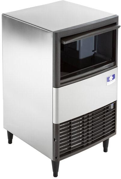 Manitowoc - 240V 19.69" Air Cooled Undercounter Dice Cube Ice Machine with 31 lbs Bin and No Plug/Bare Lead - UDP0080A-251Z
