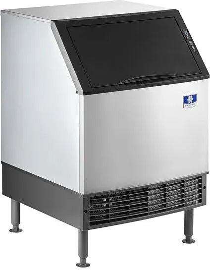 Manitowoc - 115V Volt Grounded Power Cord 26" Air Cooled Undercounter Half Dice Cube Ice Machine with 90 lb. Bin - UYF0140A-161B