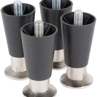 Manitowoc - 4" Black Legs, Set of 4 - K00176
