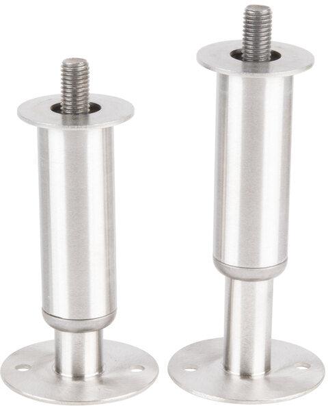 Manitowoc - 6" Adjustable Secured Stainless Steel Flanged Feet, Pack of 4 - K00145