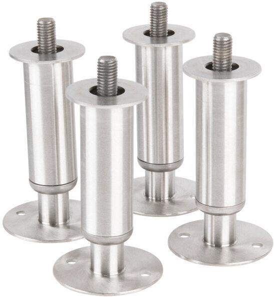 Manitowoc - 6" Adjustable Secured Stainless Steel Flanged Feet, Set of 4 - K00145