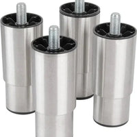 Manitowoc - 6" Adjustable Stainless Steel Bin Legs, Set of 4 - K00350