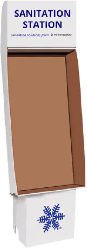 Manitowoc - Cardboard Merchandiser For Holding Sanitation Sanitizer - K00511