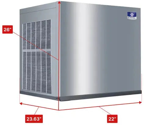 Manitowoc - Flake and Nugget Modular 240V 22" Water Cooled Flake Ice Machine With 682 lbs Production Per 24 Hours - RFK0620WZ-251