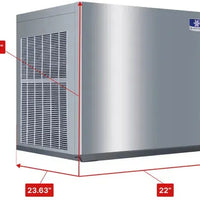 Manitowoc - Flake and Nugget Modular 240V 22" Water Cooled Flake Ice Machine With 682 lbs Production Per 24 Hours - RFK0620WZ-251