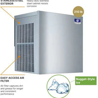 Manitowoc - Flake and Nugget Modular 240V 22" Water Cooled Nugget Ice Maker With 575 lbs Production Per 24 Hours - RNK0620WZ-251
