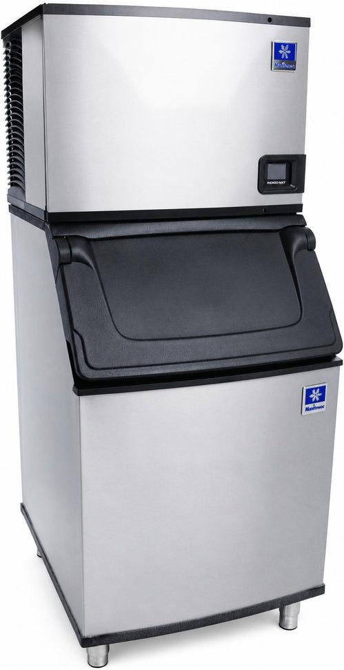 Manitowoc - Indigo NXT 115V 30" Water Cooled Full Dice Ice Cube Machine with 478 lbs Production Per 24 Hours - IDP-0450W-161