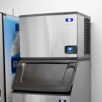Manitowoc - Indigo NXT 120V 30" Water Cooled Full Dice Cube Ice Machine with Luminice II Built In - IDT0450W-161X