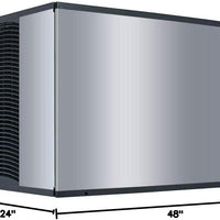 Manitowoc - Indigo NXT 208-240V, 3P, 48" Air Cooled Full Dice Cube Ice Machine With 1660 lbs Production Per 24 Hours - IDT1500A-263E