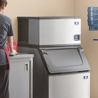 Manitowoc - Indigo NXT 120V 30" Water Cooled Half Dice Cube Ice Machine with Luminice II Built In - IYT0300W-161X