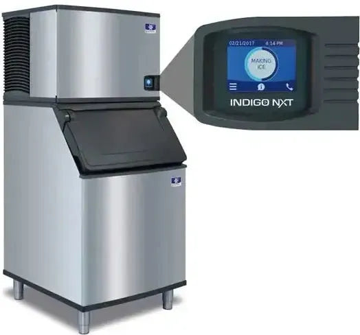 Manitowoc - Indigo NXT 240V 76.2" Air Cooled Full Dice Ice Maker With 440 lbs Production Per 24 Hours - IDP0500A-251