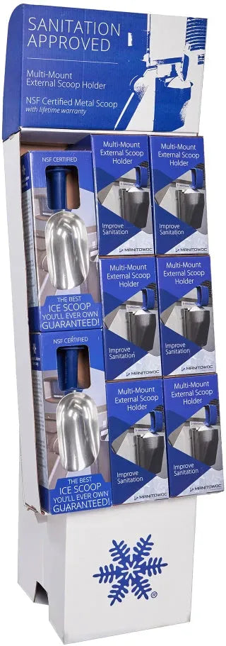 Manitowoc - Merchandising Kit & Display with 6 Scoop Holders & 4 Scoops - K00485